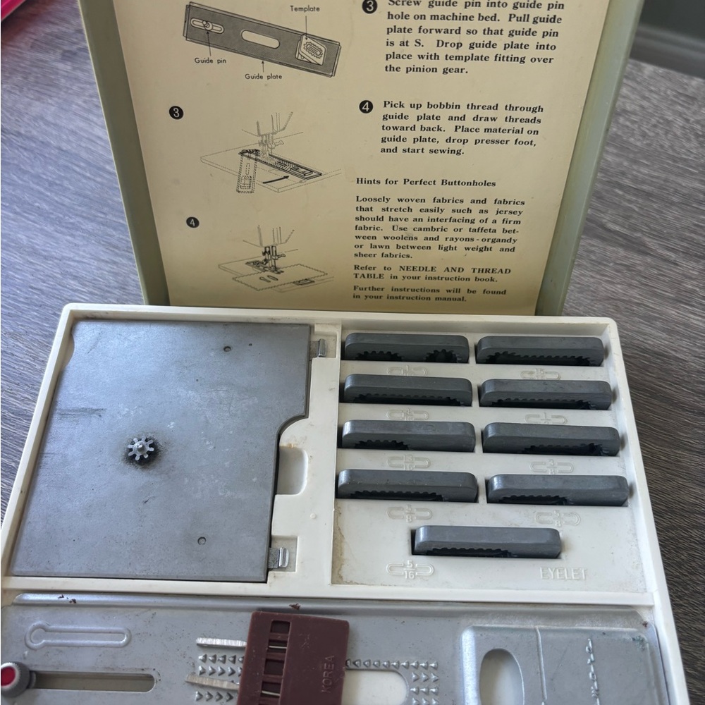 Sears Kenmore Vintage Sewing Machine Accessories - all pieces included